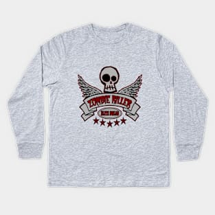 Zombie Killer Elite Squad Kids Long Sleeve T-Shirt